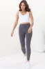 Axel Leggings - High Waisted Full Length Leggings in Dark Grey sold by Salty Crush