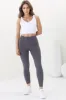 Axel Leggings - High Waisted Full Length Leggings in Dark Grey sold by Salty Crush
