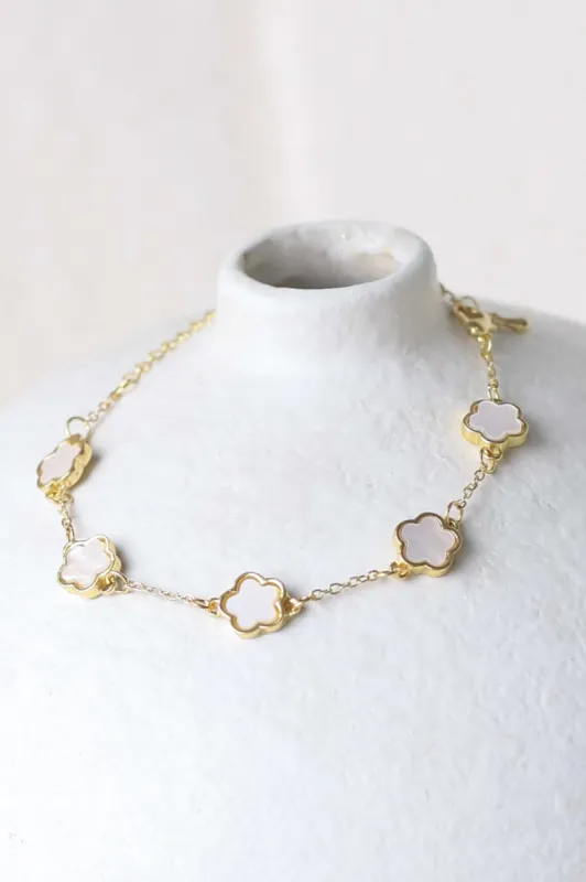 Ari 2 Pack Clover Bracelet - Gold sold by Salty Crush