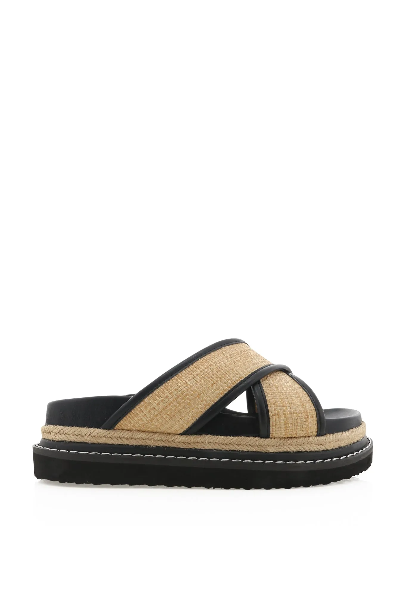 Aysha Sandals - Natural Raffia sold by Salty Crush product image thumbnail 4