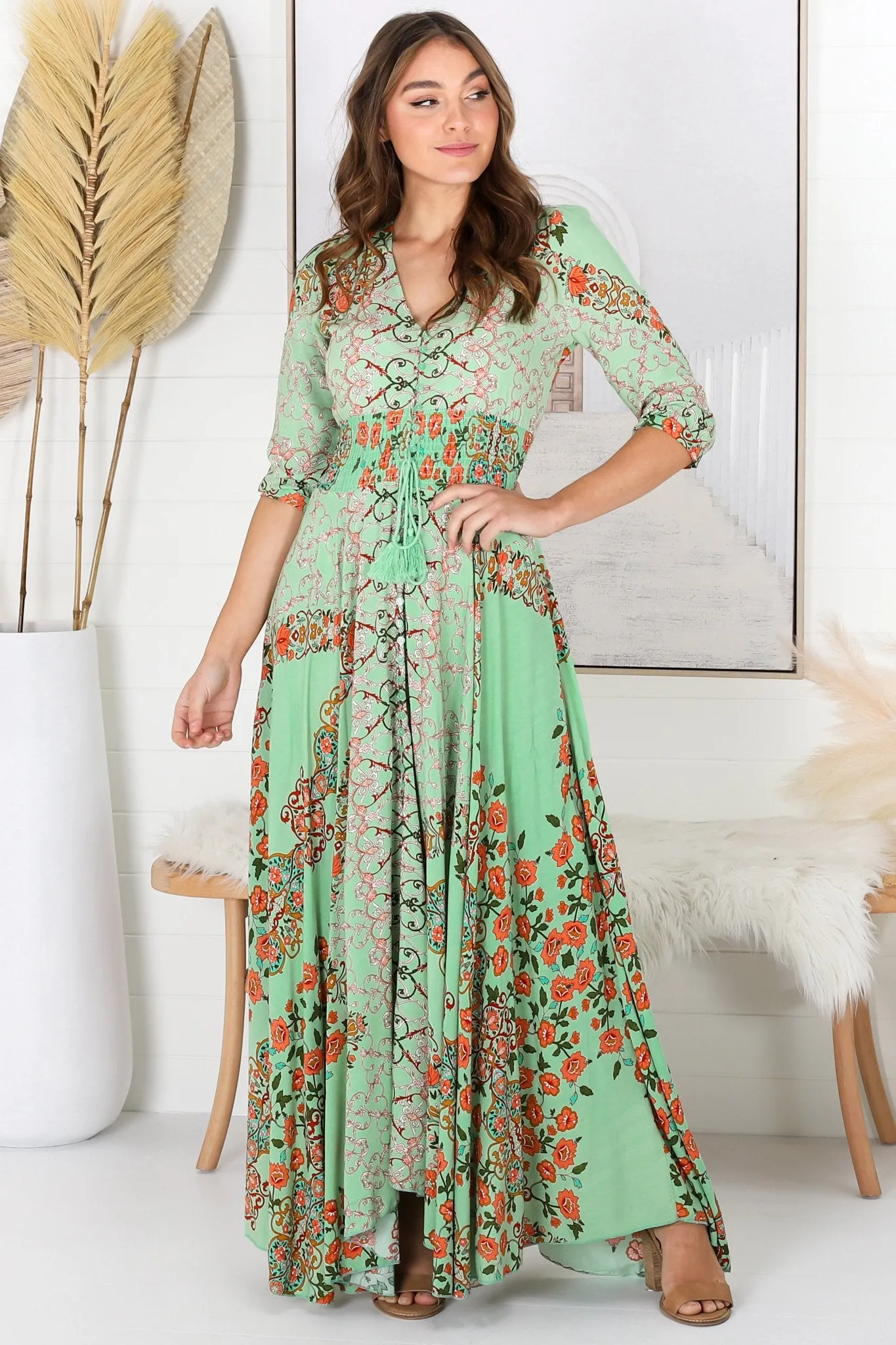 Indiana - Amalfi Maxi Dress sold by Salty Crush