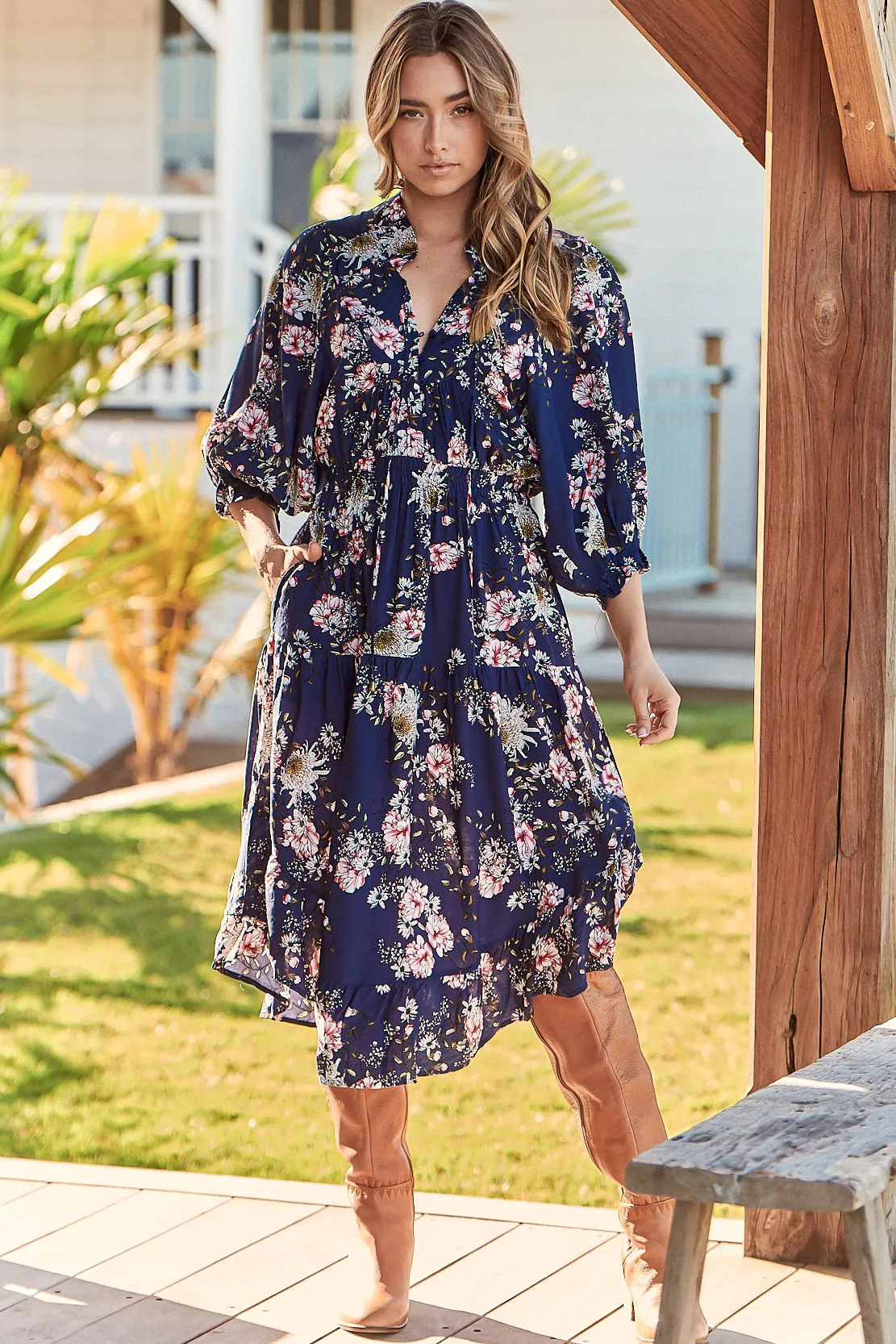 Jasmine - Piana Midi Dress sold by Salty Crush