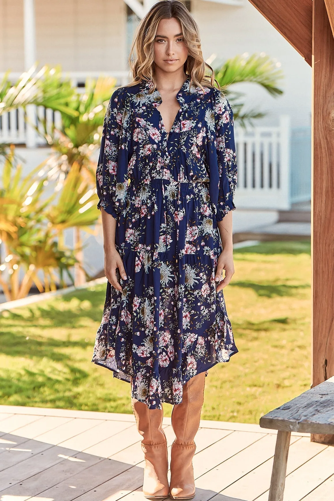 Jasmine - Piana Midi Dress sold by Salty Crush product image thumbnail 3