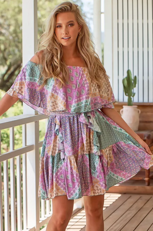 Georgie - Lavender Haze Mini Dress made by Jaase