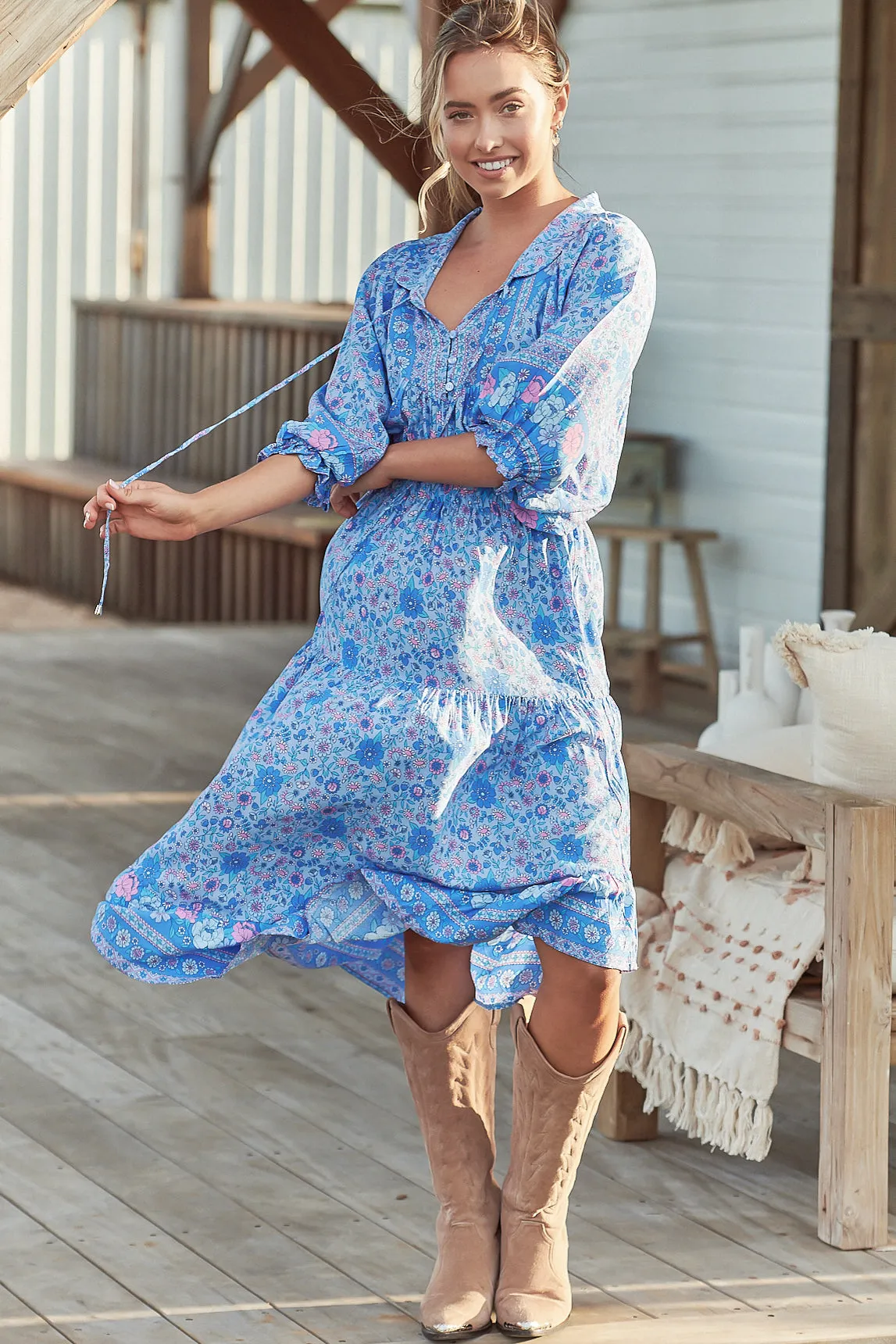 Jasmine - Kai Midi Dress sold by Salty Crush product image thumbnail 3