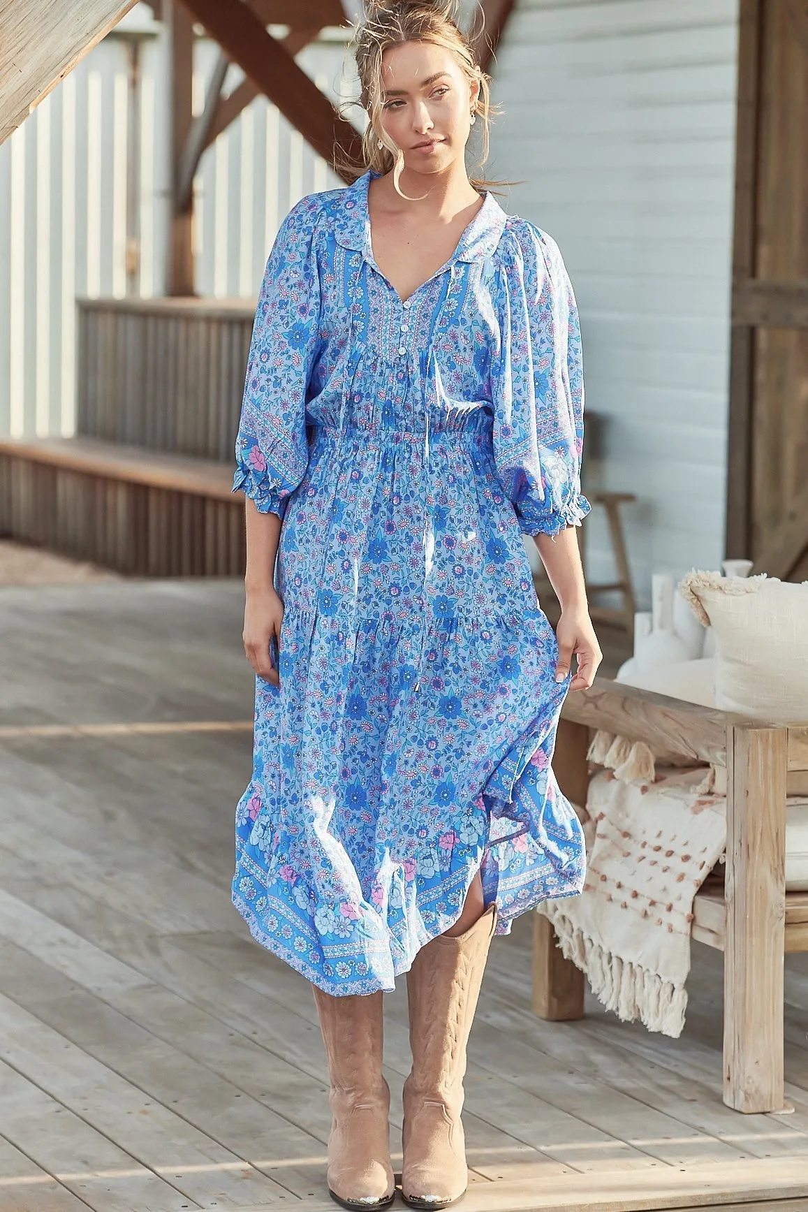 Jasmine - Kai Midi Dress sold by Salty Crush