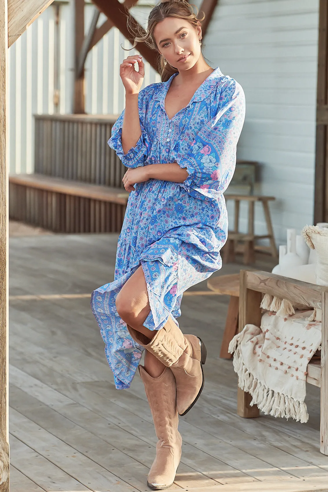 Jasmine - Kai Midi Dress sold by Salty Crush product image thumbnail 2