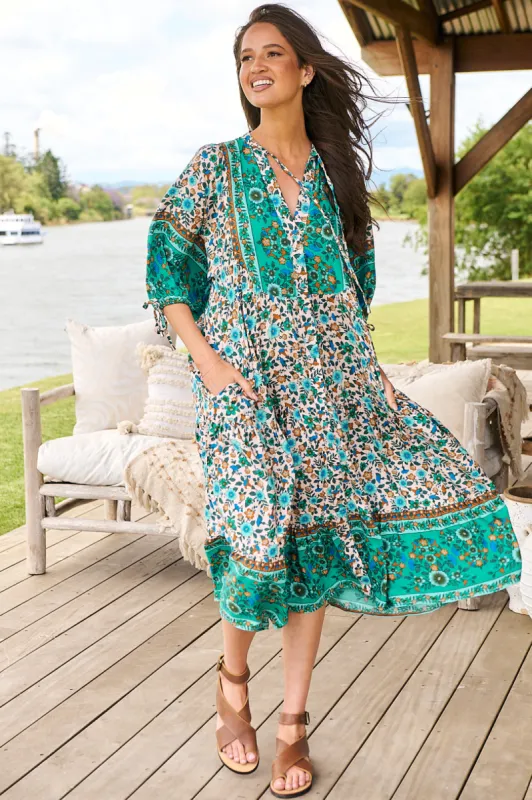 Ria - Beloved Midi Dress sold by Salty Crush