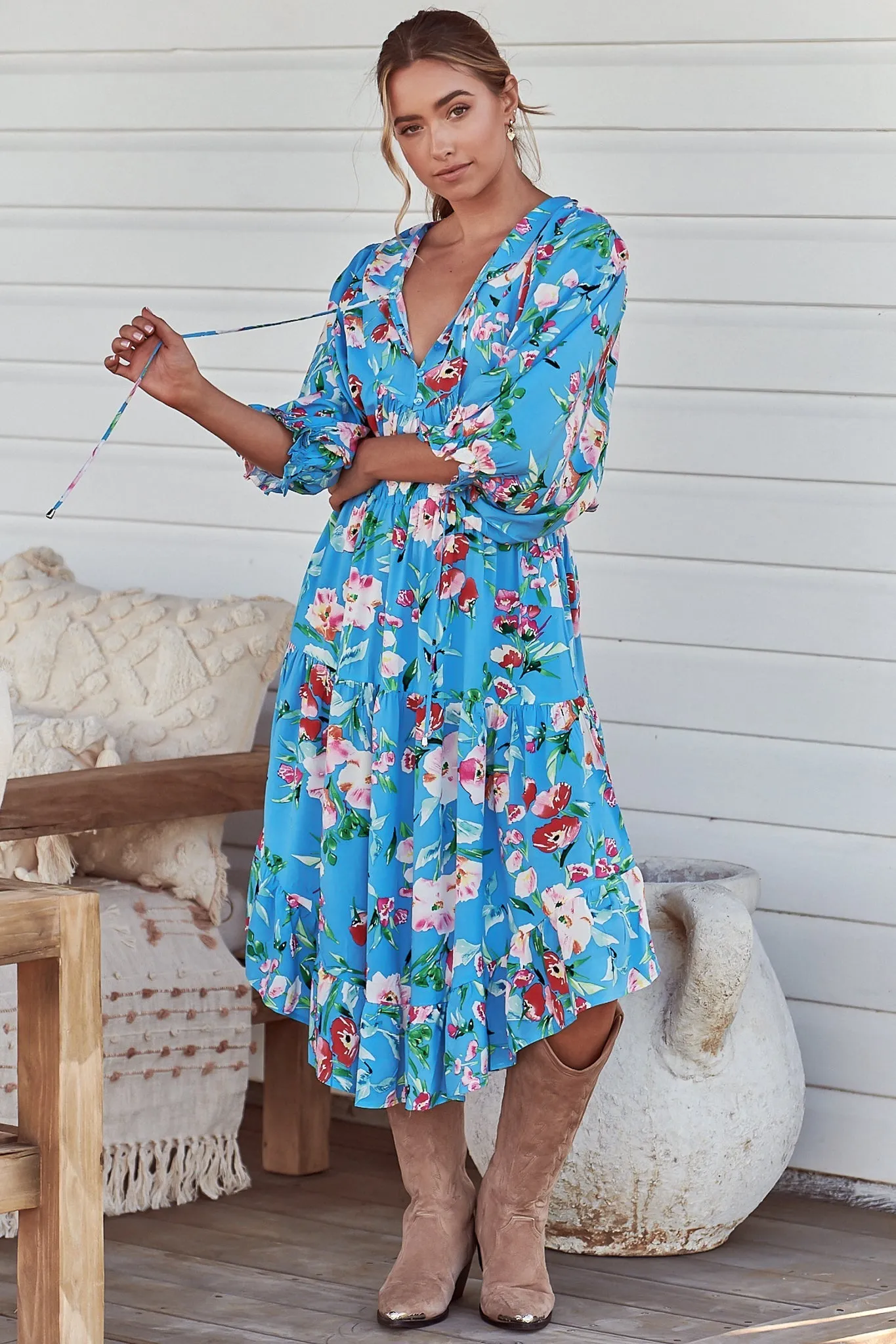 Jasmine - Imagination Midi Dress sold by Salty Crush product image thumbnail 2