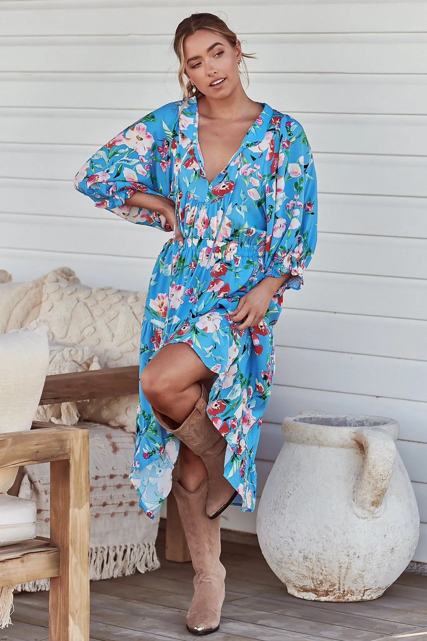 Jasmine - Imagination Midi Dress sold by Salty Crush product image thumbnail 5