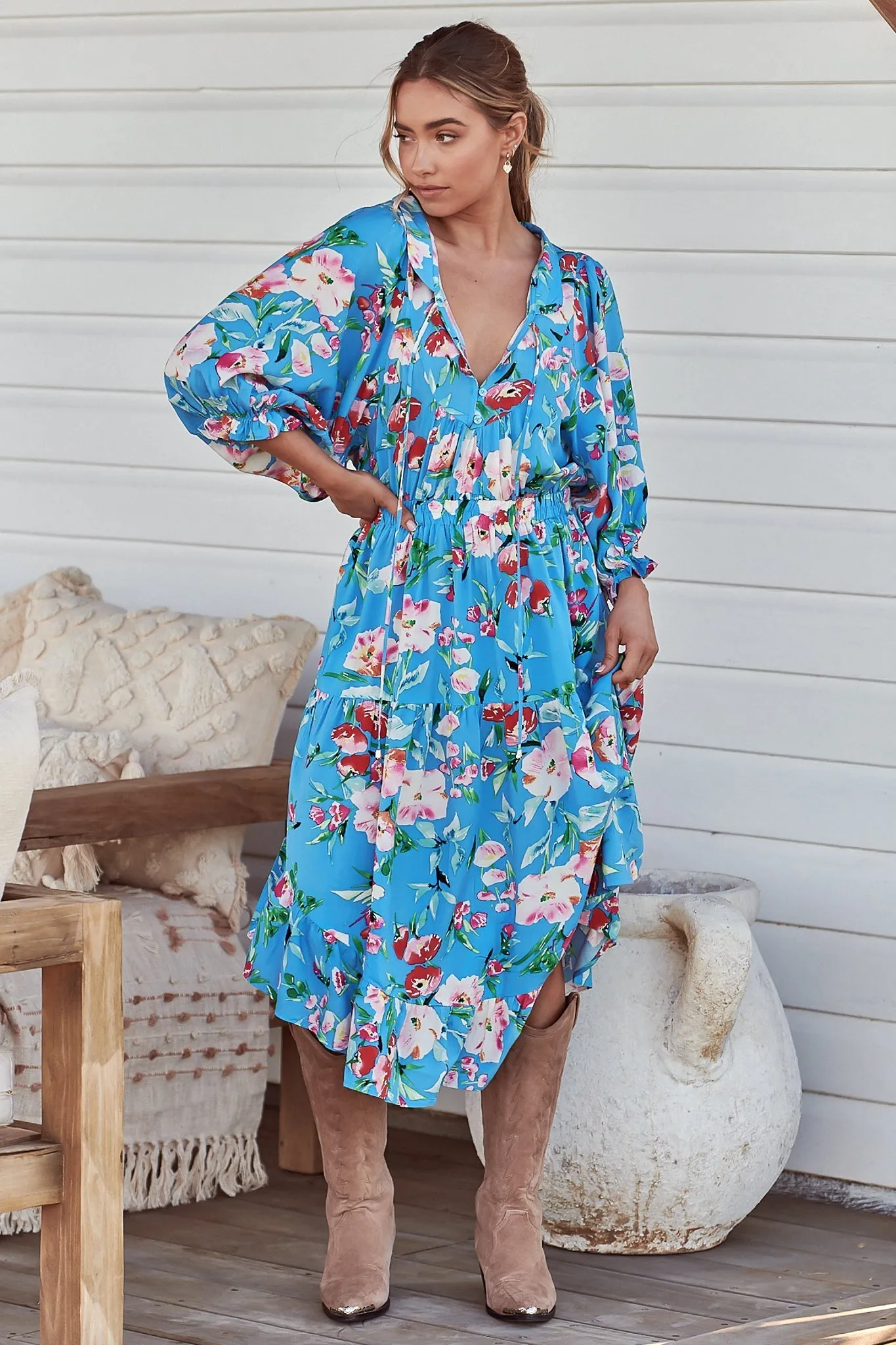 Jasmine - Imagination Midi Dress sold by Salty Crush product image thumbnail 4