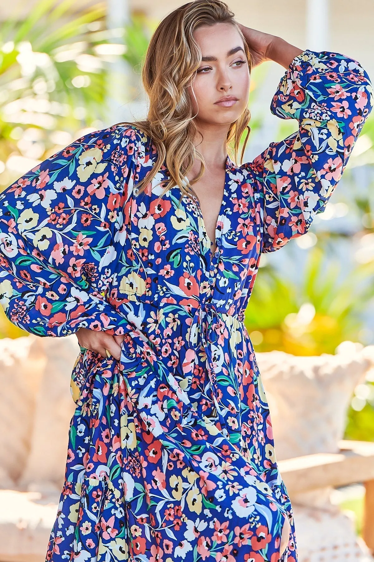 Teresa - Carnation Maxi Dress sold by Salty Crush product image thumbnail 2