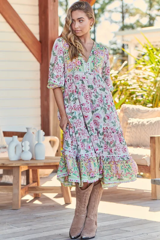 Monday - Sakura Midi Dress sold by Salty Crush