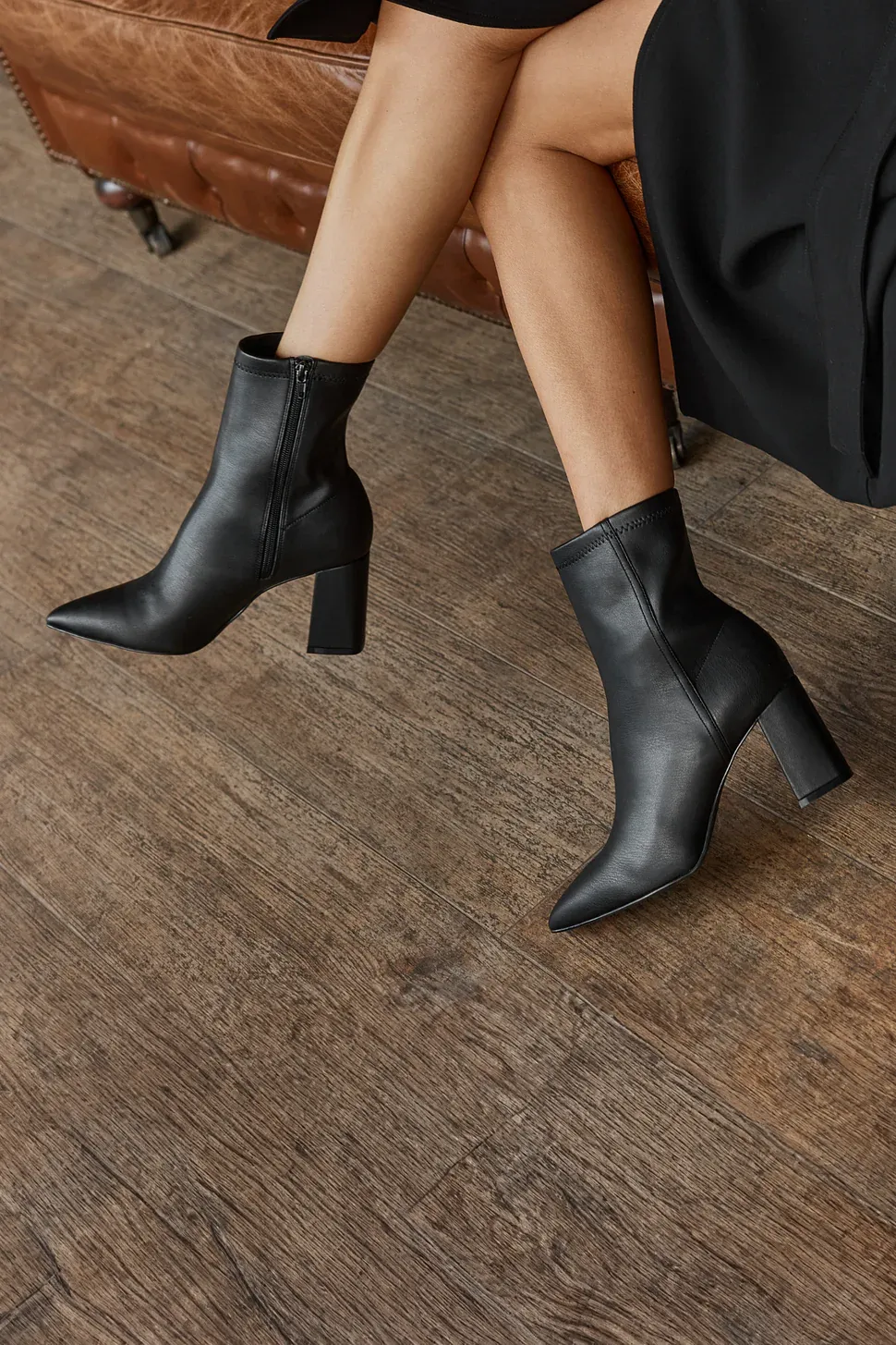 Max Stretch Ankle Boots - Black Stretch sold by Salty Crush product image thumbnail 4