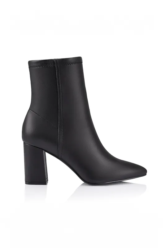 Max Stretch Ankle Boots -  Black Stretch sold by Salty Crush