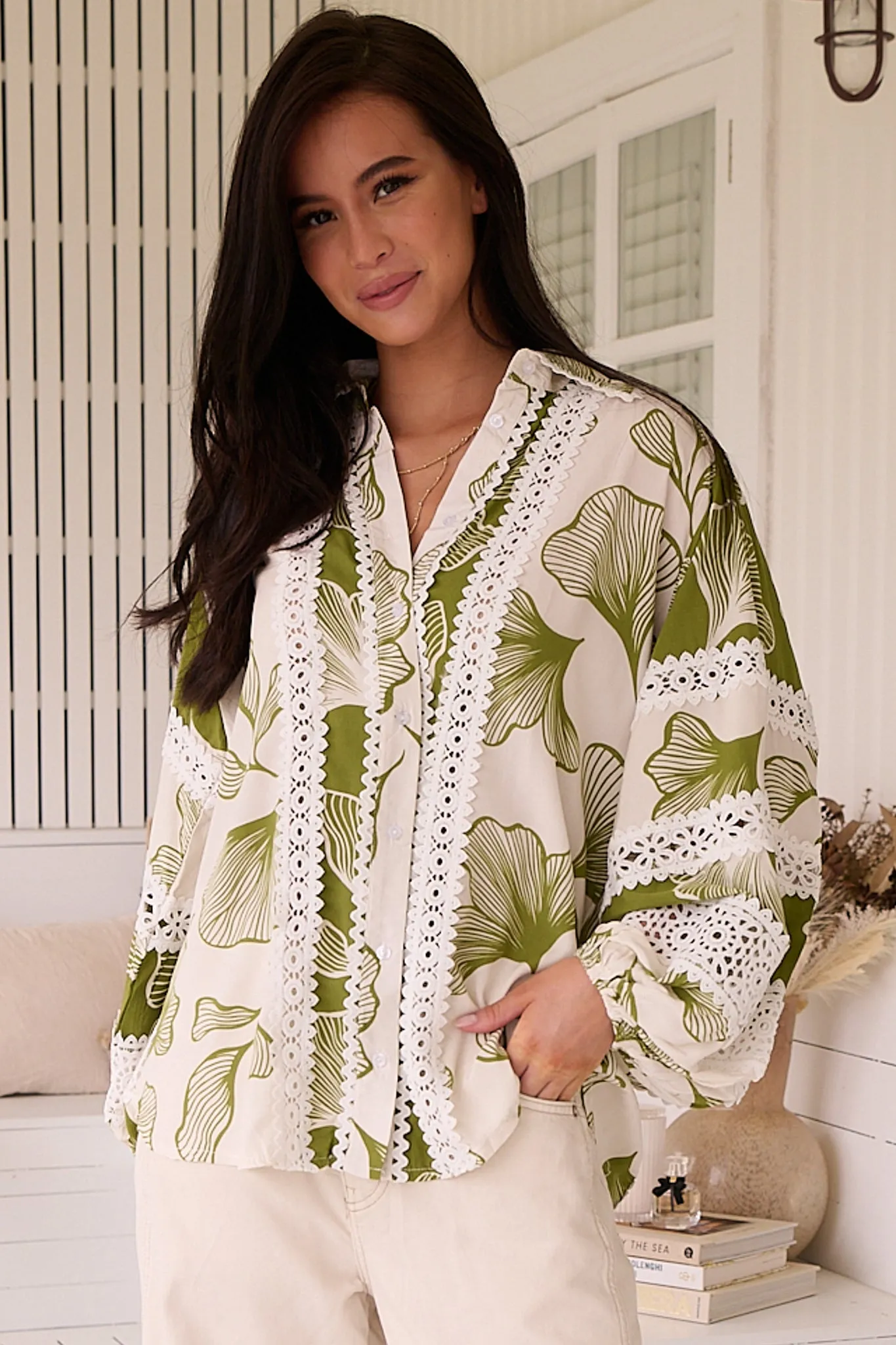ミュージシャン Layered Coller Blouse [WH/] ミュージシャン Layered Coller Blouse [WH/] ミュージシャン