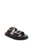 Theresa Slides - Dark Cacao Suede sold by Salty Crush