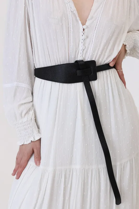 Vance Contemporary Adjustable Belt - Black sold by Salty Crush