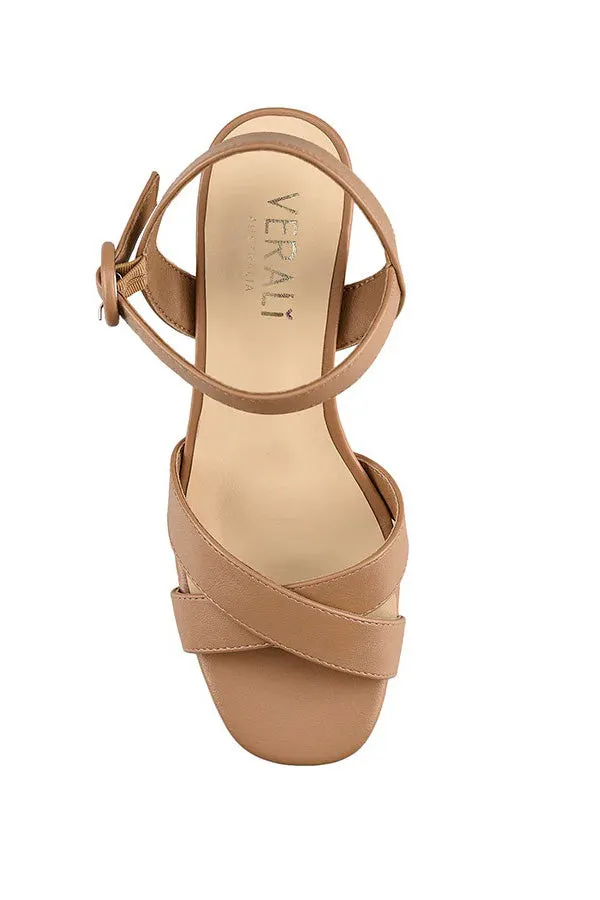 Heppell Platform Heels - Dark Camel Smooth sold by Salty Crush product image thumbnail 4