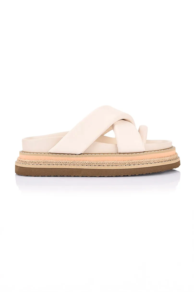 Thelma Flatform Slides - Bone White sold by Salty Crush product image thumbnail 3