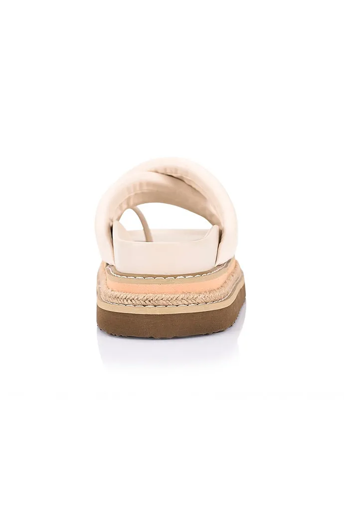 Thelma Flatform Slides - Bone White sold by Salty Crush product image thumbnail 4