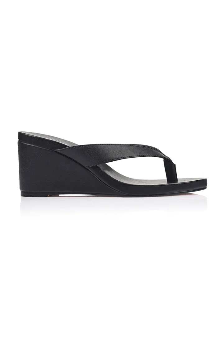 Polly Thong Wedges - Black sold by Salty Crush product image thumbnail 3