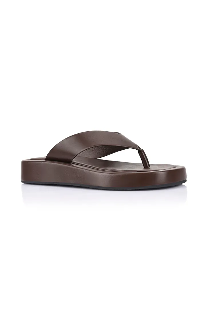 Bouncer II Flatform Thongs - Chocolate Brown sold by Salty Crush product image thumbnail 2