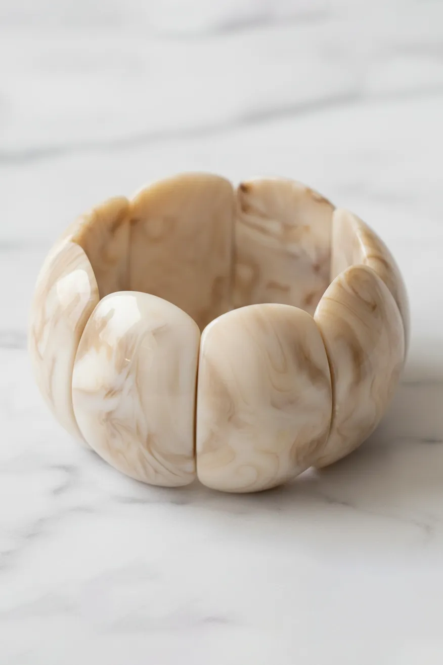 Joss Bracelet - Cream sold by Salty Crush product image thumbnail 3