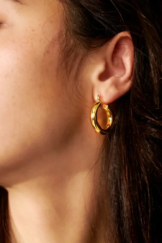 Vanya Hoops - Gold sold by Salty Crush