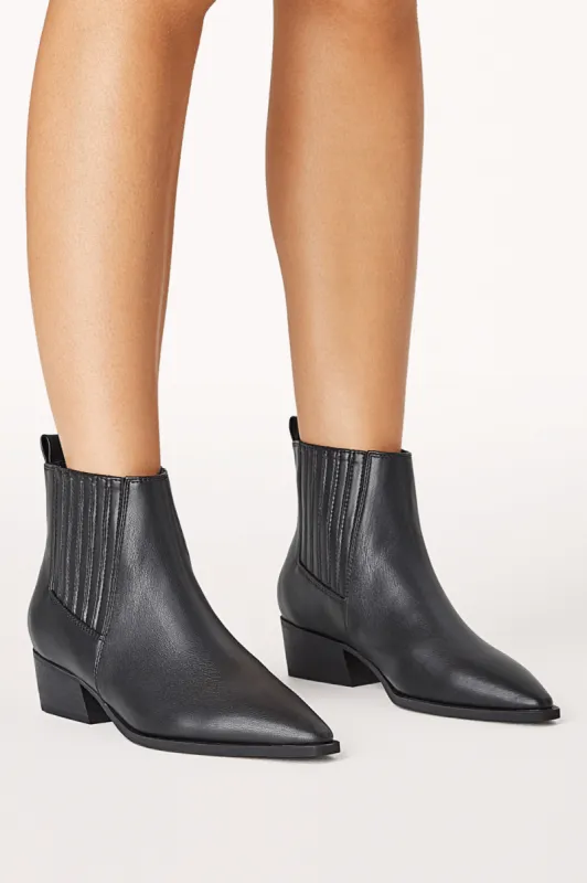 Ginny Ankle Boots - Black sold by Salty Crush
