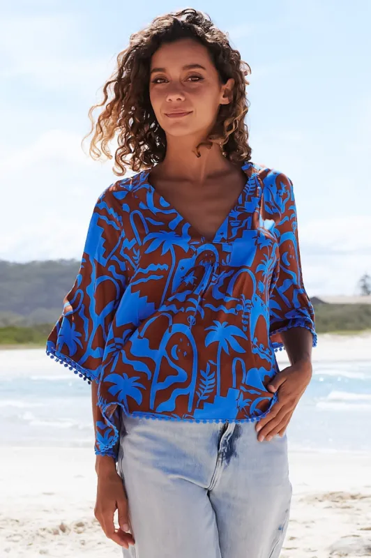 Gabriella - Desert to Sea Top sold by Salty Crush