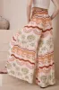 Charli Pants -  Paper Bag High Waisted Wide Leg Pants in Amery Print sold by Salty Crush