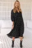 JAASE - Boheme Long Sleeve Midi Dress: Slimline Smock Dress in Love Is All Around Print sold by Salty Crush