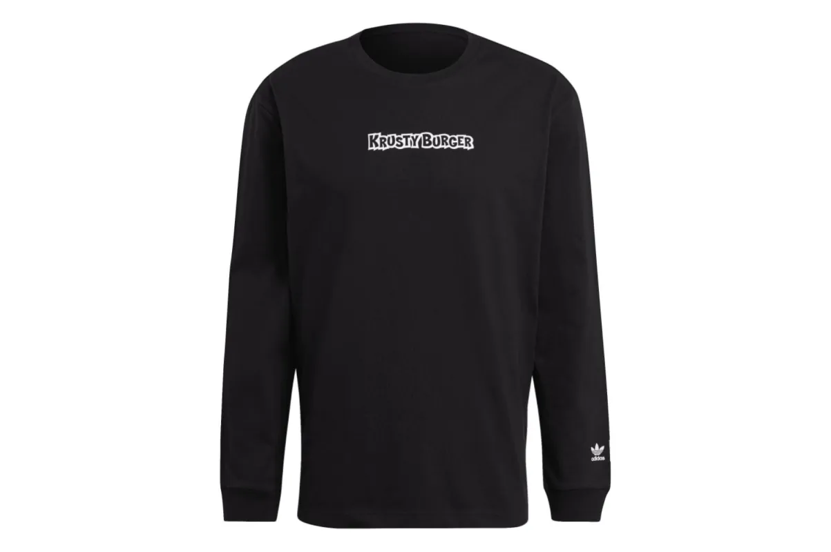 The Simpsons Krusty Burger Long Sleeve Tee sold by Schrittmacher Sneakerhandlung