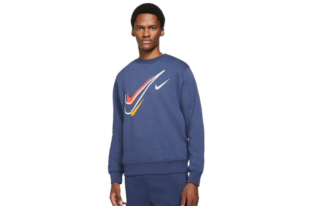 Multi Swoosh Graphic Fleece Sweatshirt sold by Schrittmacher Sneakerhandlung