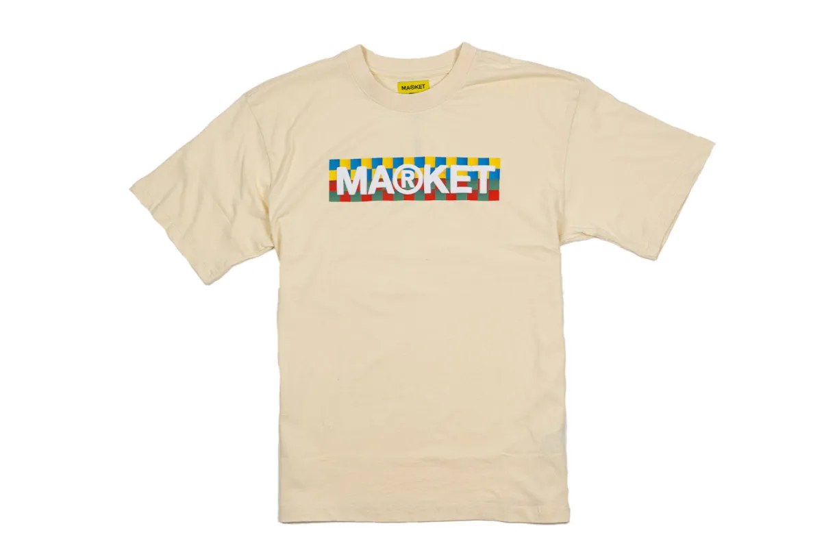 Checkered Bar Logo T-Shirt sold by Schrittmacher Sneakerhandlung