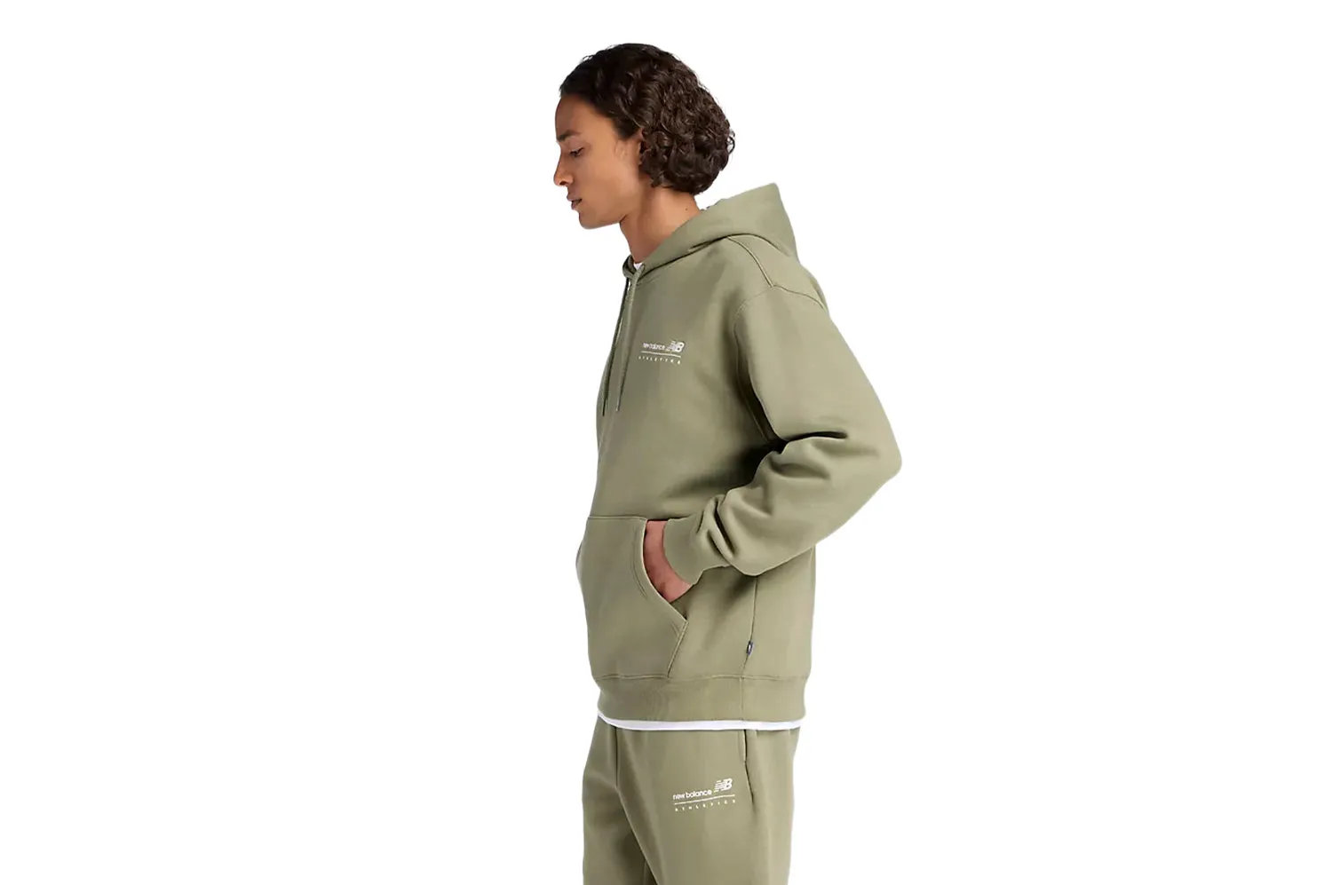 Linear Graphic Fleece Hoodie sold by Schrittmacher Sneakerhandlung product image thumbnail 2