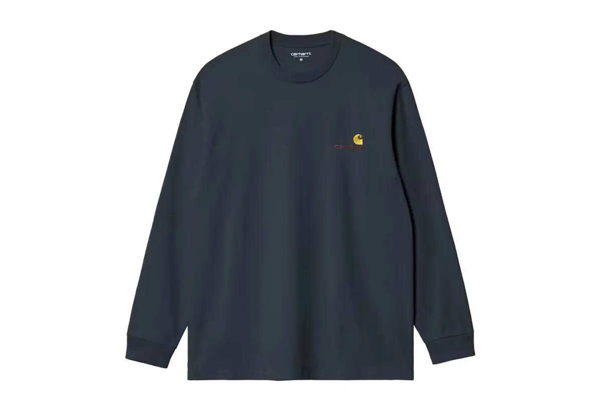 L/S American Script T-Shirt made by Carhartt WIP
