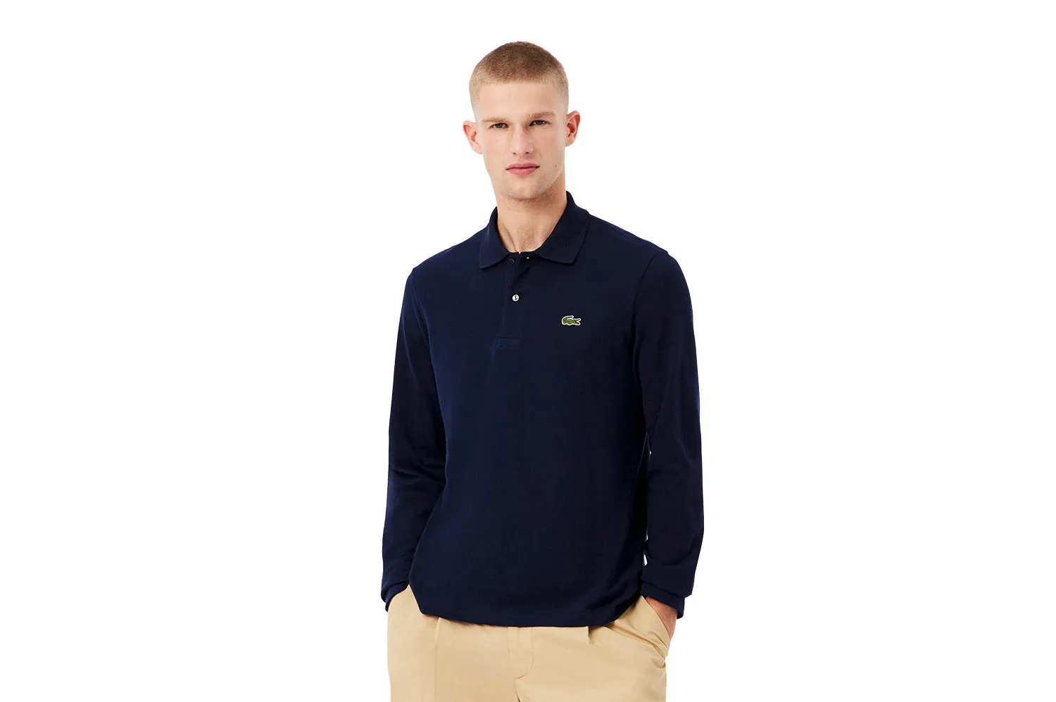 Classic Fit Polohemd - langarm sold by Schrittmacher Sneakerhandlung product image thumbnail 3