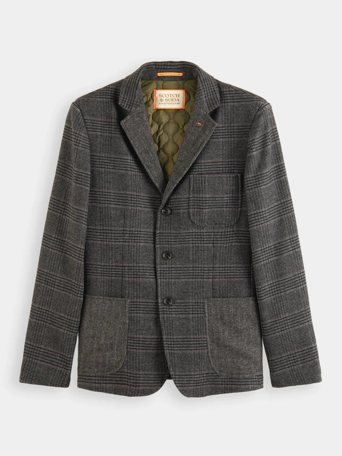 Wool blend single-breasted blazer sold by Scotch and Soda product image thumbnail 2