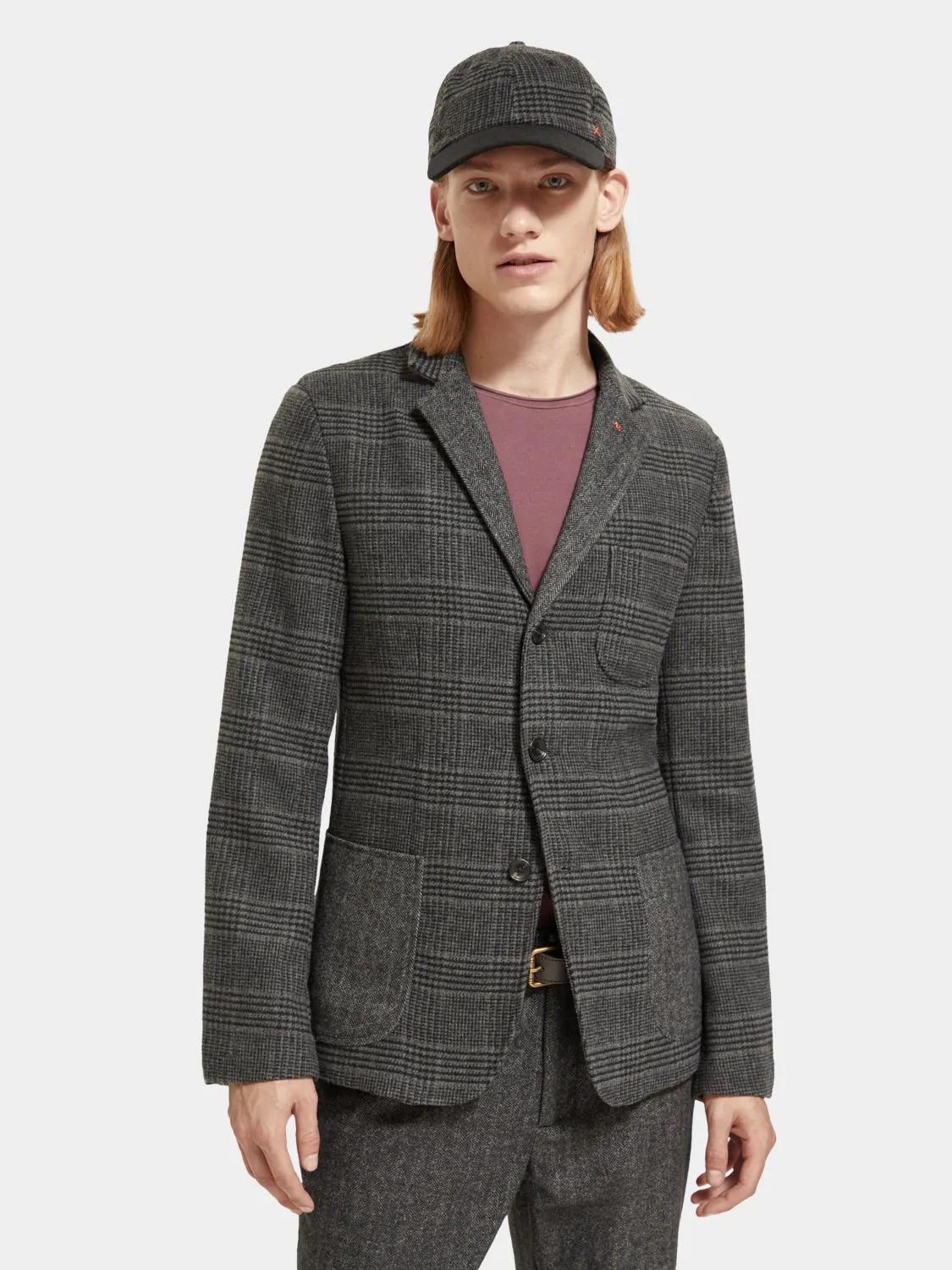 Wool blend single-breasted blazer sold by Scotch and Soda