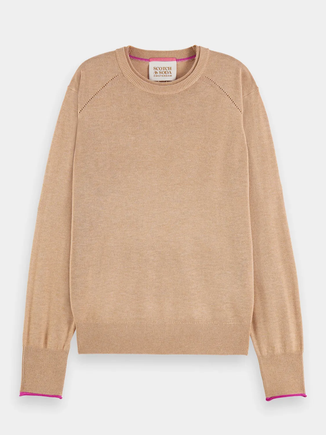 Basic crewneck pullover sold by Scotch and Soda product image thumbnail 2