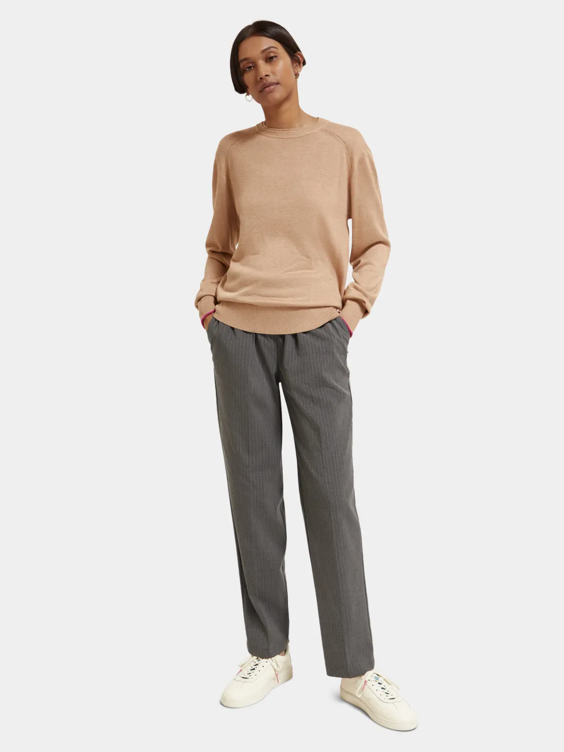 Basic crewneck pullover sold by Scotch and Soda product image thumbnail 4