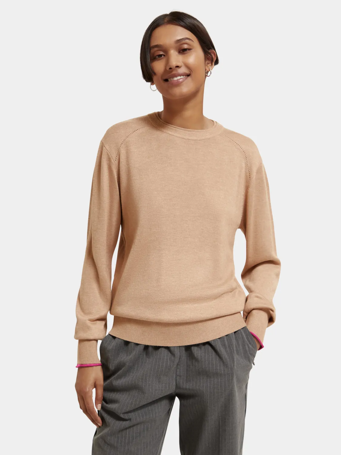 Basic crewneck pullover sold by Scotch and Soda