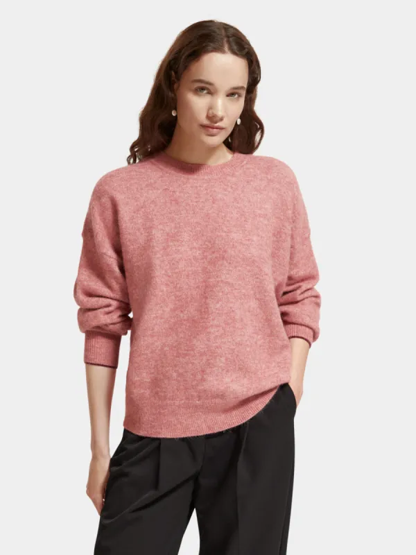 Fuzzy crewneck pullover sold by Scotch and Soda