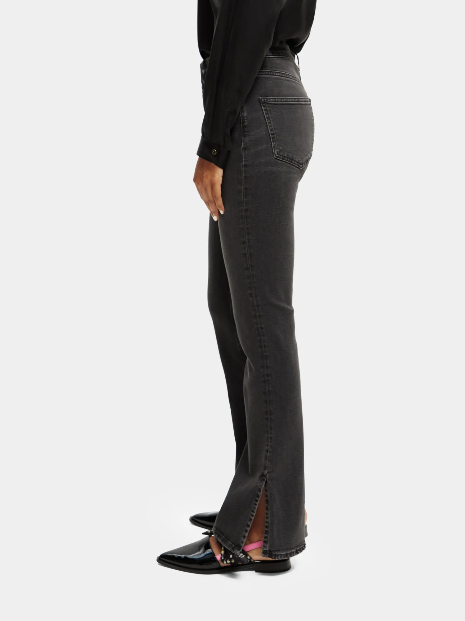 Charm high-rise classic flared jeans sold by Scotch and Soda product image thumbnail 4