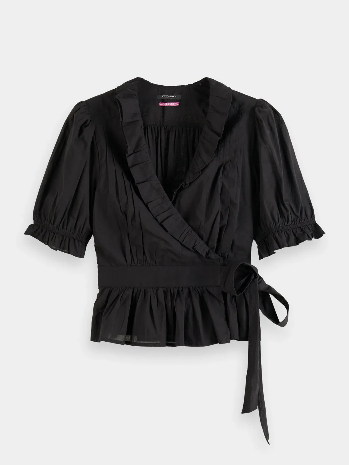 Ruffle wrap top sold by Scotch & Soda product image thumbnail 2