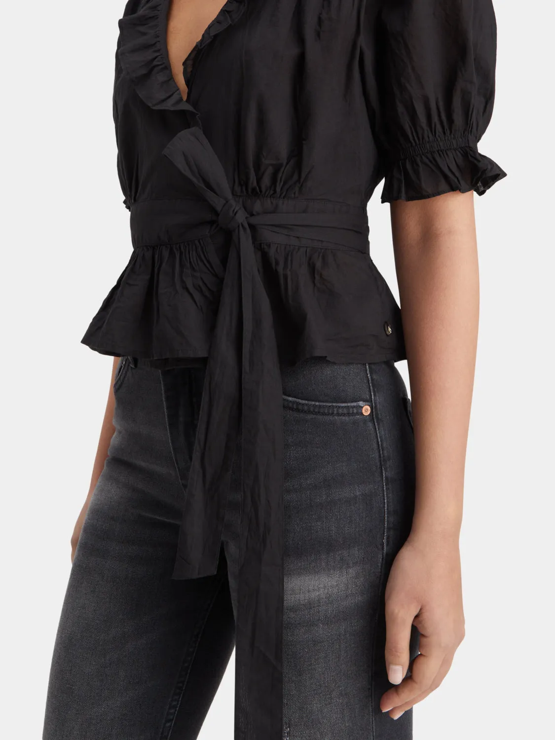 Ruffle wrap top sold by Scotch & Soda product image thumbnail 5