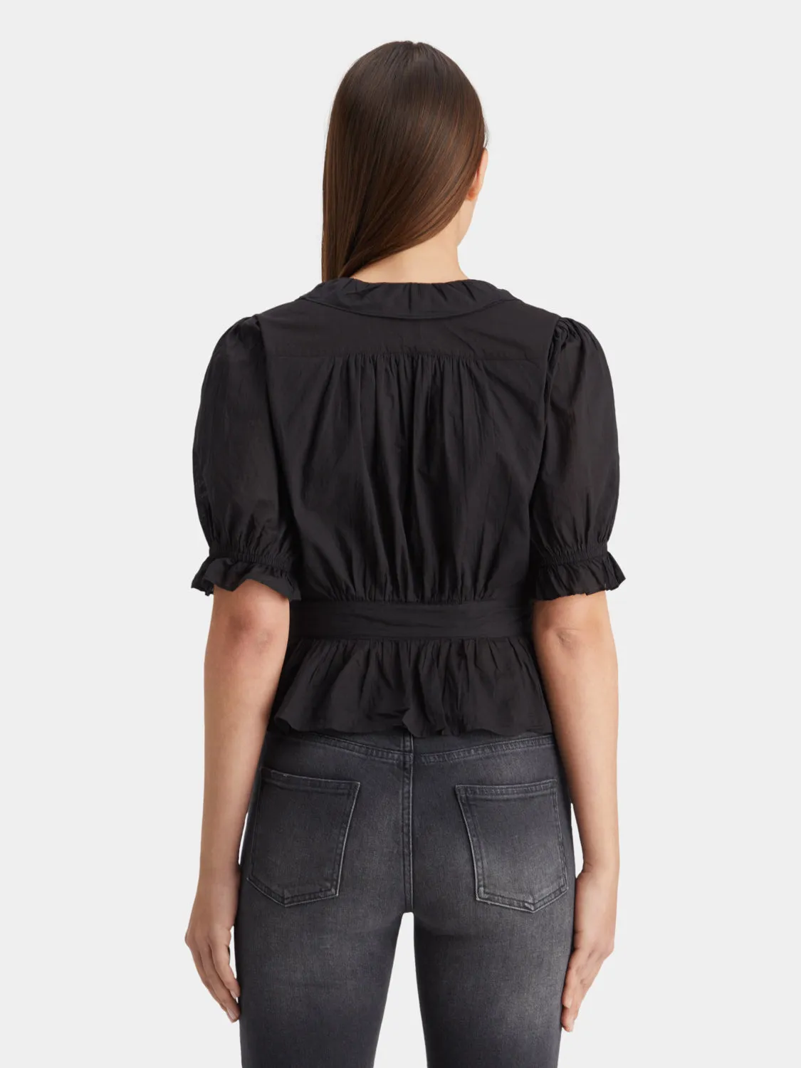 Ruffle wrap top sold by Scotch & Soda product image thumbnail 3