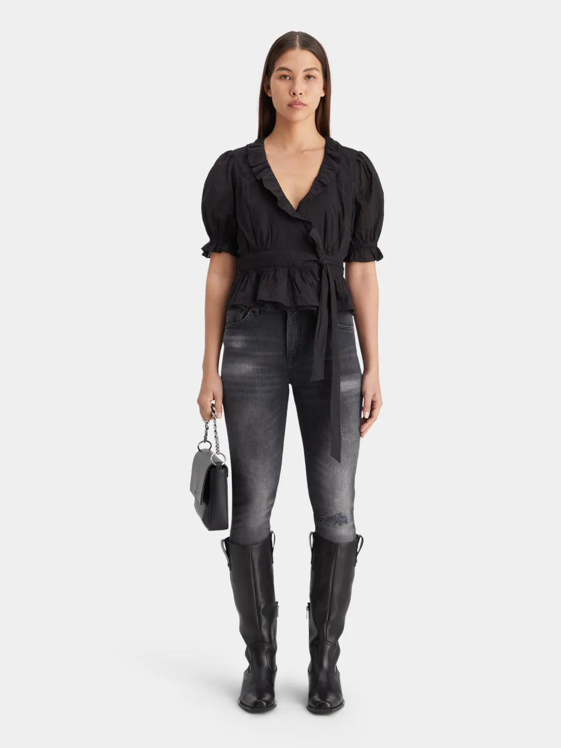 Ruffle wrap top sold by Scotch & Soda product image thumbnail 4